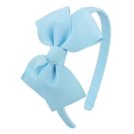 7Rainbows Cute Light Blue Bow Headband