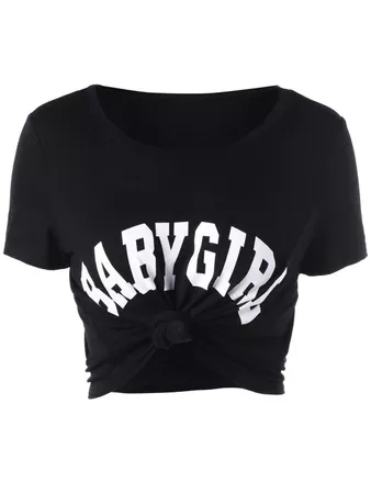 Baby Girl Cropped Tee