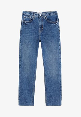 Mango CELIA - Jeans straight leg - blue - Zalando.se