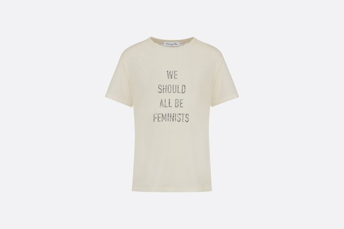 "We Should All Be Feminists" T-shirt - Ready-to-wear - Women's Fashion | DIOR
