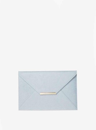 baby blue envelope clutch bag | dorothy perkins