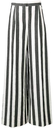 striped palazzo trousers