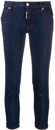 skinny cropped jeans