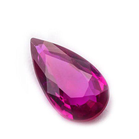 0.37 Carat Natural Burmese Pear Cut Purple Pink Ruby Color Gem – Modern Gem Jewelry