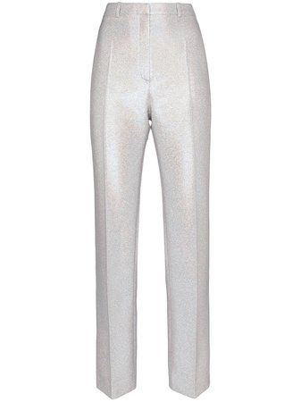 Paco Rabanne Iridescent Slim-Leg Trousers | Farfetch.com