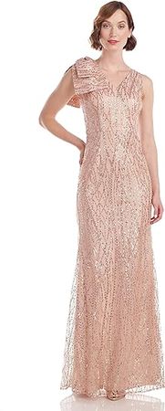 Amazon.com: JS Collections Women's Dakota Bow Mermaid Gown : Clothing, Shoes & Jewelry