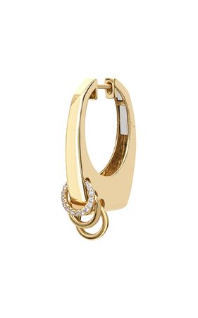 14k Yellow Gold Grace Piercing Single Earring By Rainbow K | Moda Operandi