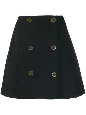 Stella McCartney Buttoned high-waisted Skirt - Farfetch
