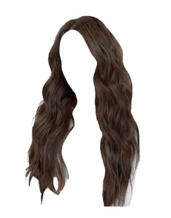 brown long hair