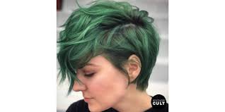 green short hair