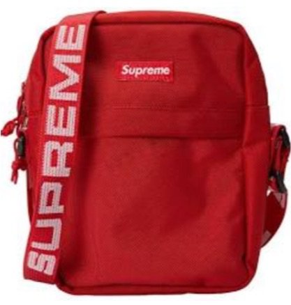 supreme red shoulder bag (ss18)