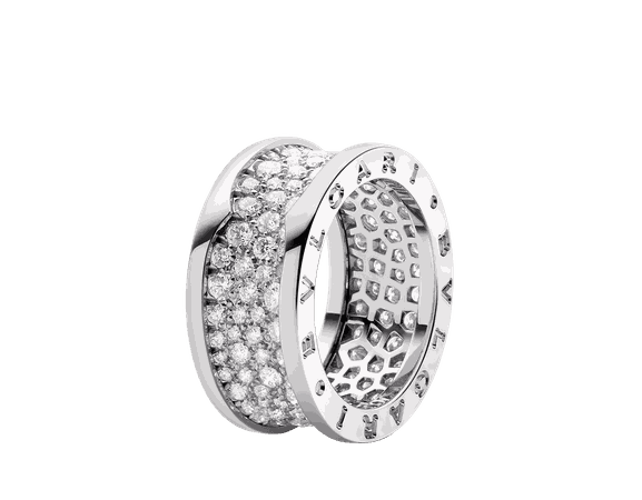 B.zero1 White gold Ring 345592 | Bvlgari