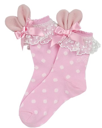 Angelic Pretty Pink Bunny Socks