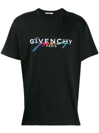 Givenchy double logo T-shirt $475 - Buy Online AW19 - Quick Shipping, Price