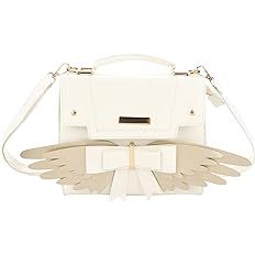 JHVYF Women's Cute Wings Bow Top Handle Cross Body Shoulder Bags Girls Kawaii Handbag (A-White): Handbags: Amazon.com