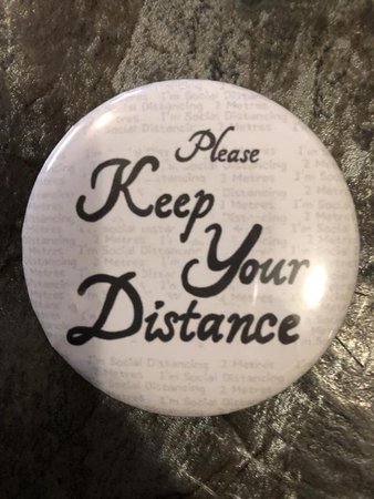 Button Badge Keep Your Distance | Etsy