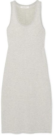 Marlon Stretch Modal And Cotton-blend Jersey Midi Dress - Gray
