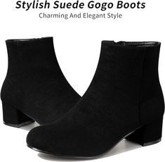 Stylish Suede Boots - words