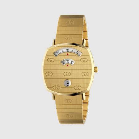 Yellow Gold PVD Grip Watch, 35mm | GUCCI® TR
