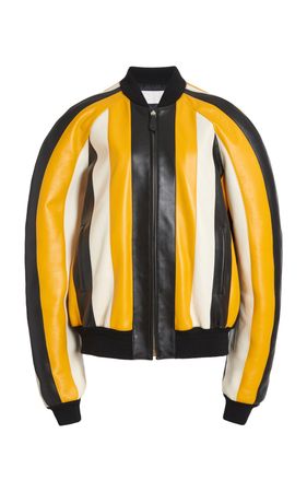 Striped Leather Jacket By Chloé | Moda Operandi
