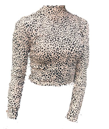 cheetah print top