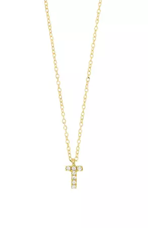Bony Levy Icon Pavé Diamond Initial Pendant Necklace | Nordstrom