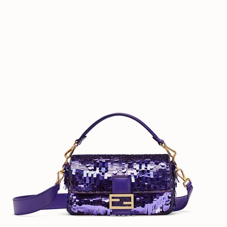 Purple Sequined bag | Fendi