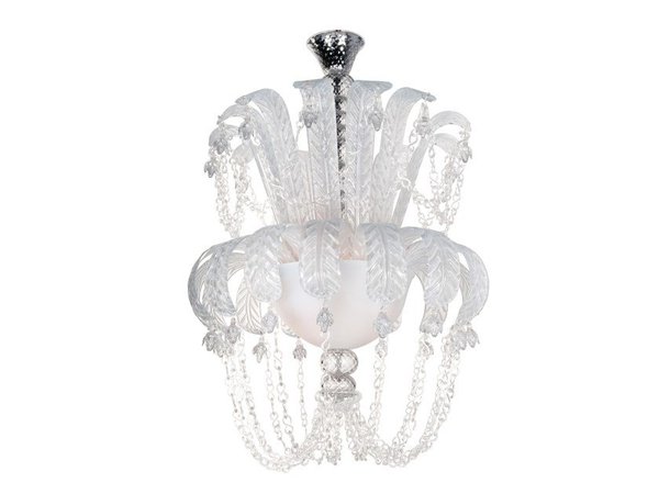 Murano glass chandelier CASCADE By Veronese design André Arbus