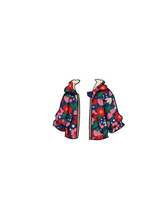 cartoon kids hoodie- hanna andersson floral hoodie