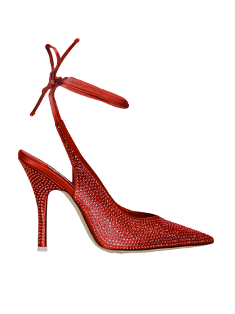 Call Me Back Venus slingback pumps with upcycled Swarovski crystals for Women | THE ATTICO®