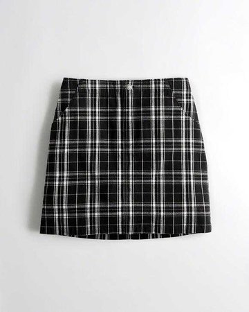 Girls Plaid A-Line Mini Skirt | Girls Dresses & Rompers | HollisterCo.com