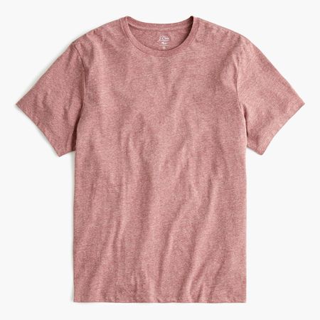 J.Crew: Essential Crewneck T-shirt In Heathered Cotton