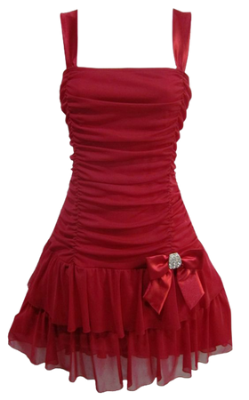 Red Dress With Bow
