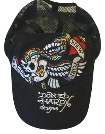 *clipped by @luci-her* Ed Hardy Hat - Tradesy
