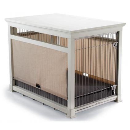Luxury White Pet Residence Dog Crate | Frontgate