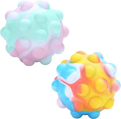 ​Pop Stress Ball Fidget Toy,pop it Ball,Popular Decompression Fidget Ball, Push Bubble Fidget Toy,Portable Compression Ball Toy(2PCS) : Amazon.ca: Toys & Games