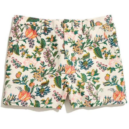 Madewell Garden Vine Tailored Shorts