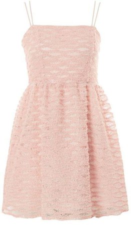 Short Pink Strap Dress