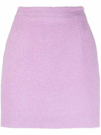 Alessandra Rich wool-blend Tweed Mini Skirt