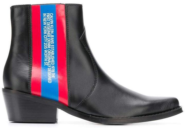Est. 1978 side striped boots
