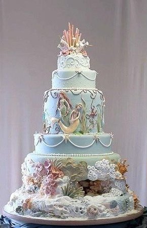 mermaid wedding cake - Google Search