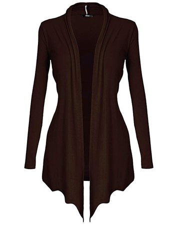 DRSKIN Women's Open - Front Long Sleeve Knit Cardigan (S~5XL) at Amazon Women’s Clothing store