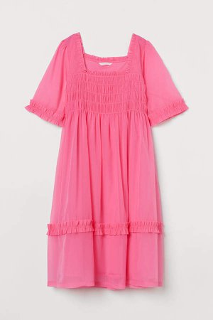 MAMA Organza Dress - Pink