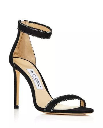 Jimmy Choo Women's Dochas 100 Embellished High-Heel Sandals | Bloomingdale's