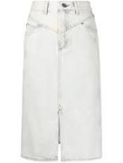 white denim maxi skirt - Google Search