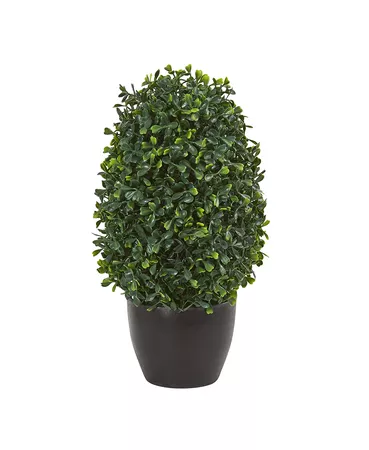 Nearly Natural 13" Boxwood Topiary Artificial Plant