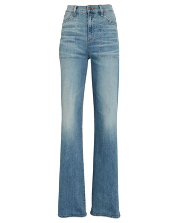 Veronica Beard Crosbie Wide-Leg Jeans | INTERMIX®