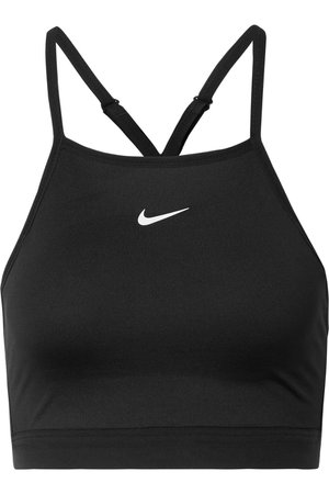 Nike | Pro Indy Structure mesh-paneled stretch sports bra | NET-A-PORTER.COM