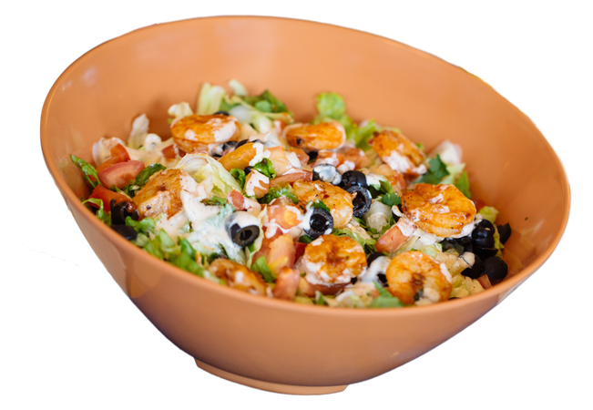 *clipped by @luci-her*  Chipotle Shrimp Big Salad Tulum : Fresh Mexican Food in Jackson TN