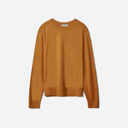Women’s Organic Cotton Crewneck Sweater | Everlane yellow